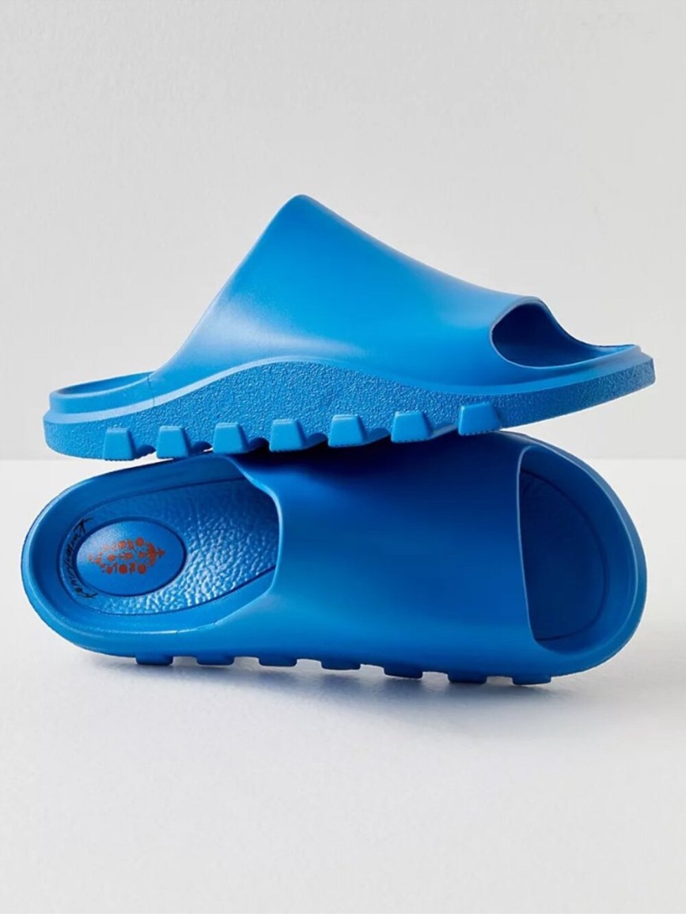 FP Movement by Free people Halftime Slides in All Aboard Blue Size S (5/6) NWT